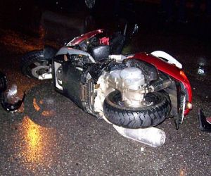 Lefkoşa da motosiklet kazası