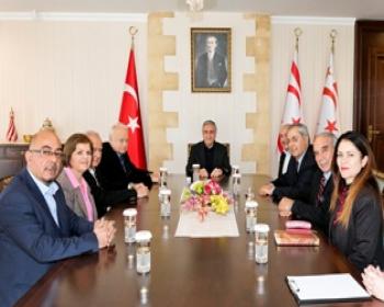 Cumhurbaşkanı Akıncı, Türk-Yunan Forumu Üyelerini Kabul Etti