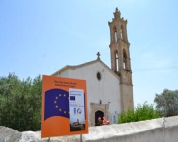 Karpaz'daki Kutsal Haç Kilisesi Bakıma Alınıyor