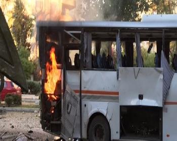 Mersin’De Polis Servis Aracına Bombalı Saldırı!