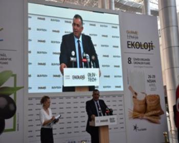 Tarım Ve Doğal Kaynaklar Bakanı Çavuşoğlu İzmir Organik Ürünler Fuarı’Nın Açılışına Katıldı