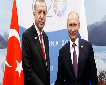 Tc Cumhurbaşkanı Erdoğan-Putin Görüşmesi Sona Erdi