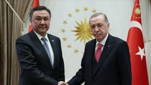 Erdoğan, Ömüraliyev ile görüştü